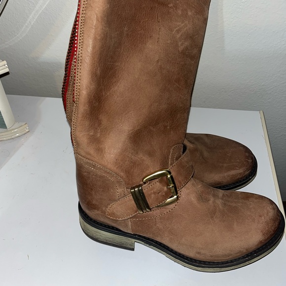 - Steve Madden genuine leather sz 5.5 brown boots - Picture 2 of 10